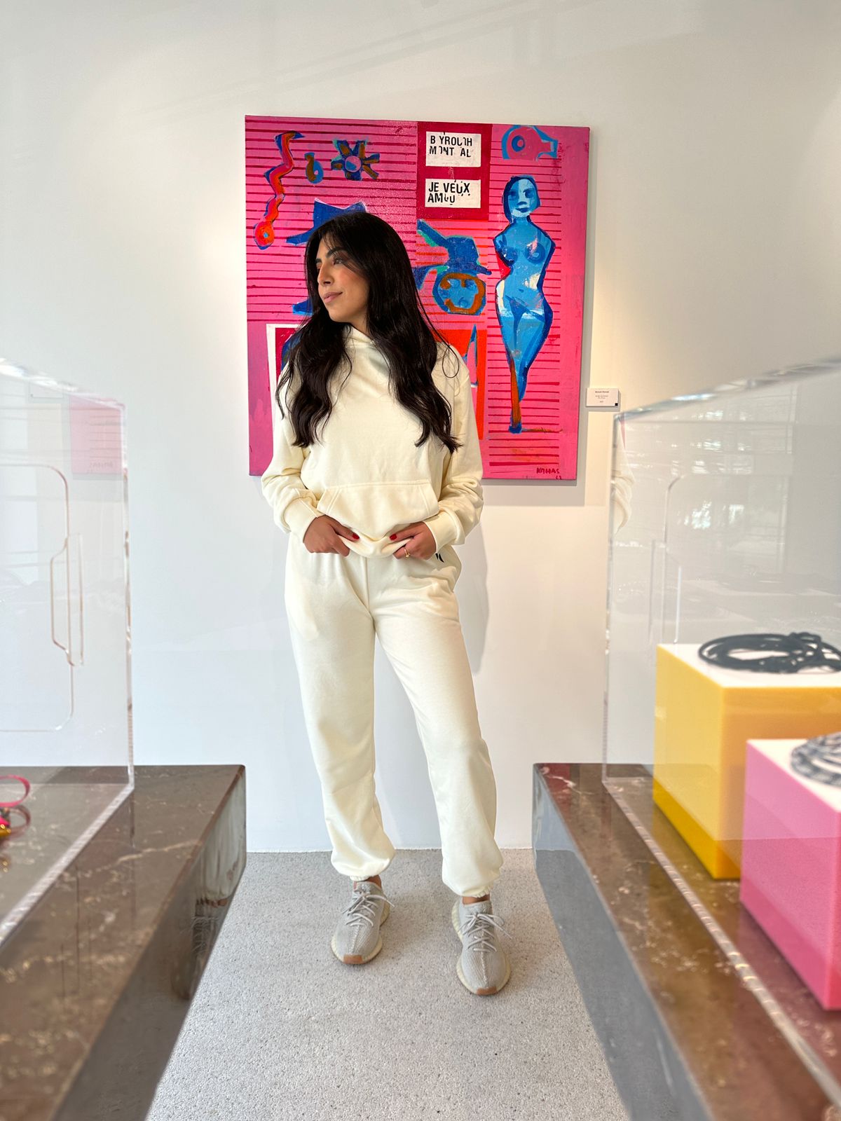 Off-White Cotton Sweatpants