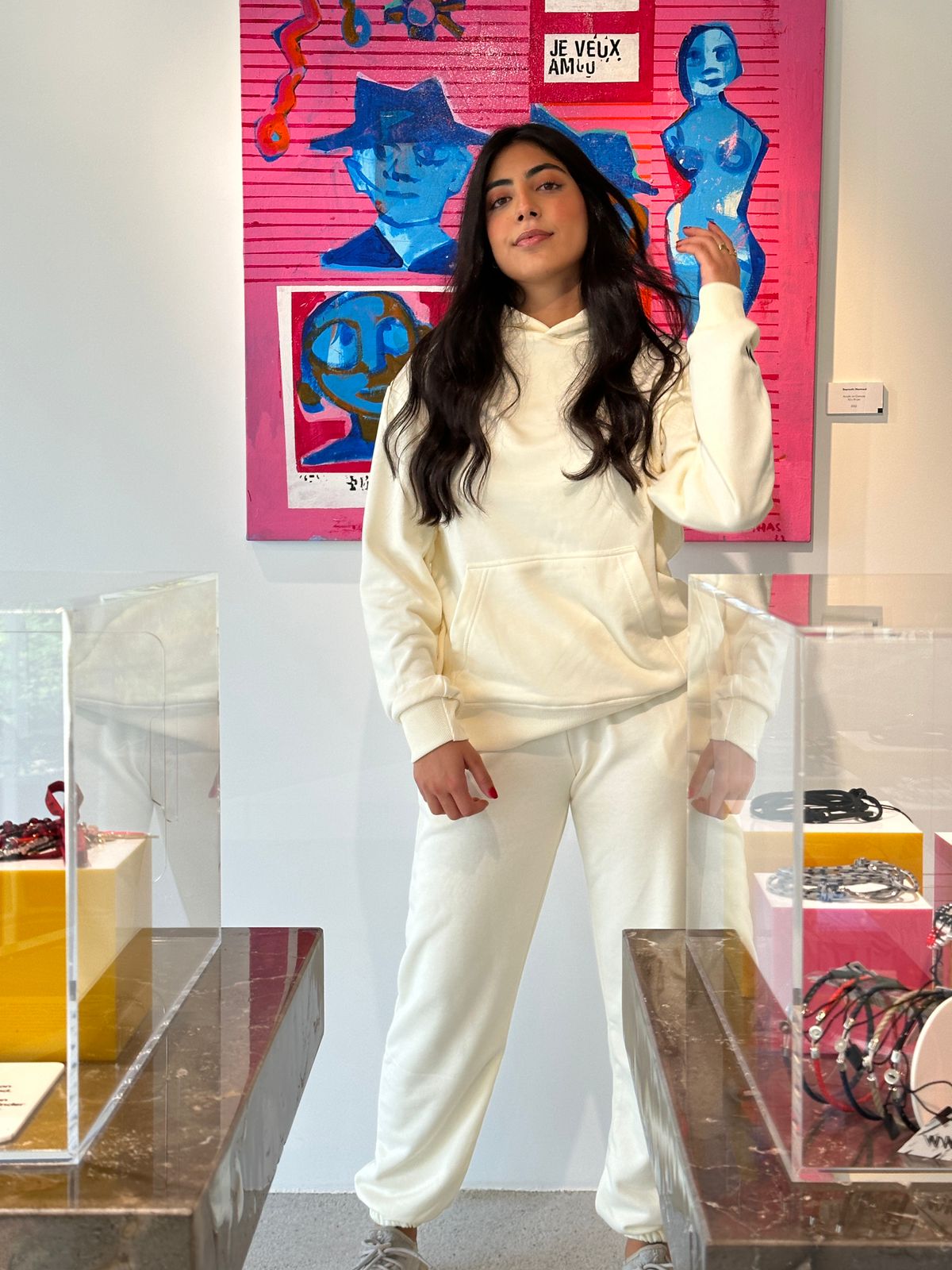 Off-White Cotton Hoodie