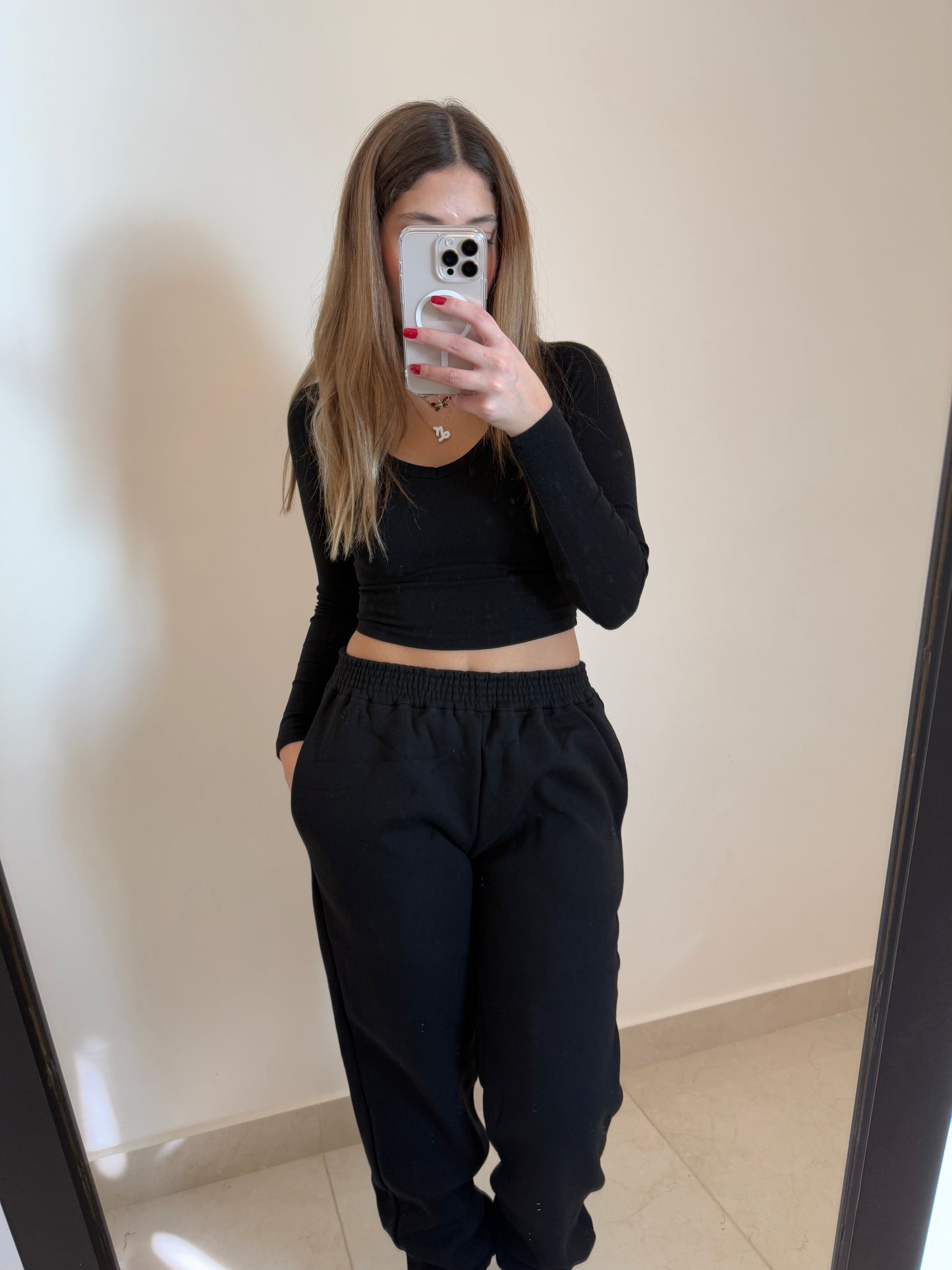 Black Fleece Sweatpants
