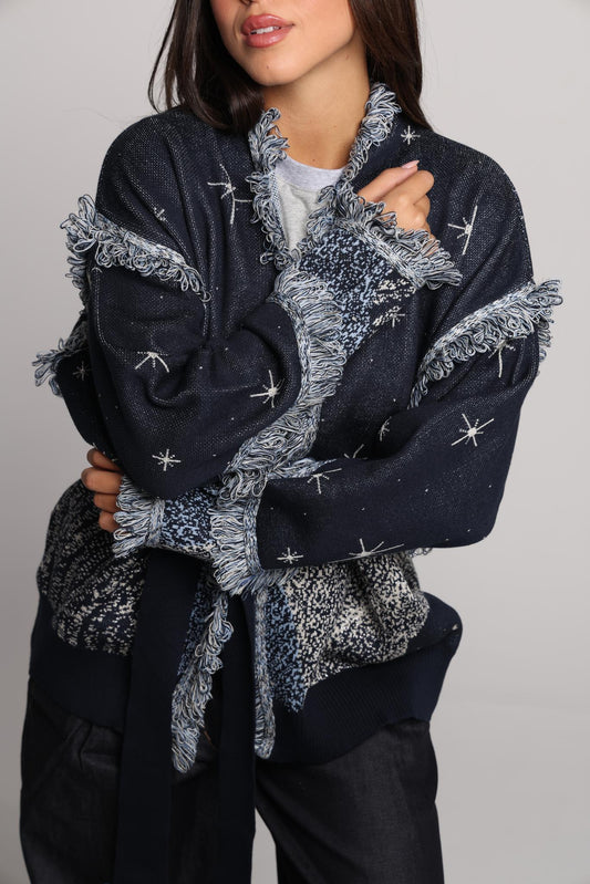 Celestial Cardigan - Midnight
