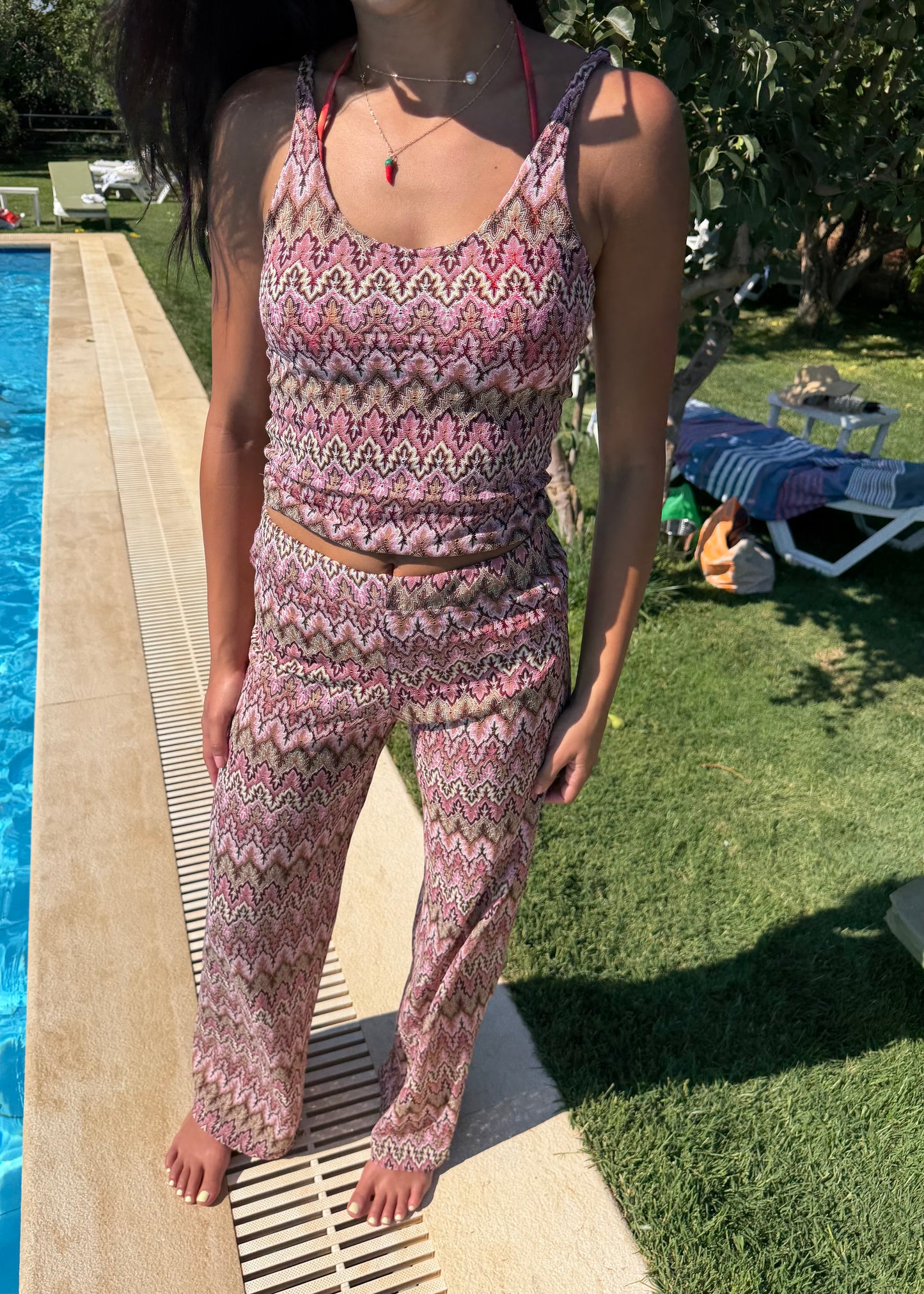 Hibiscus Berry Trousers