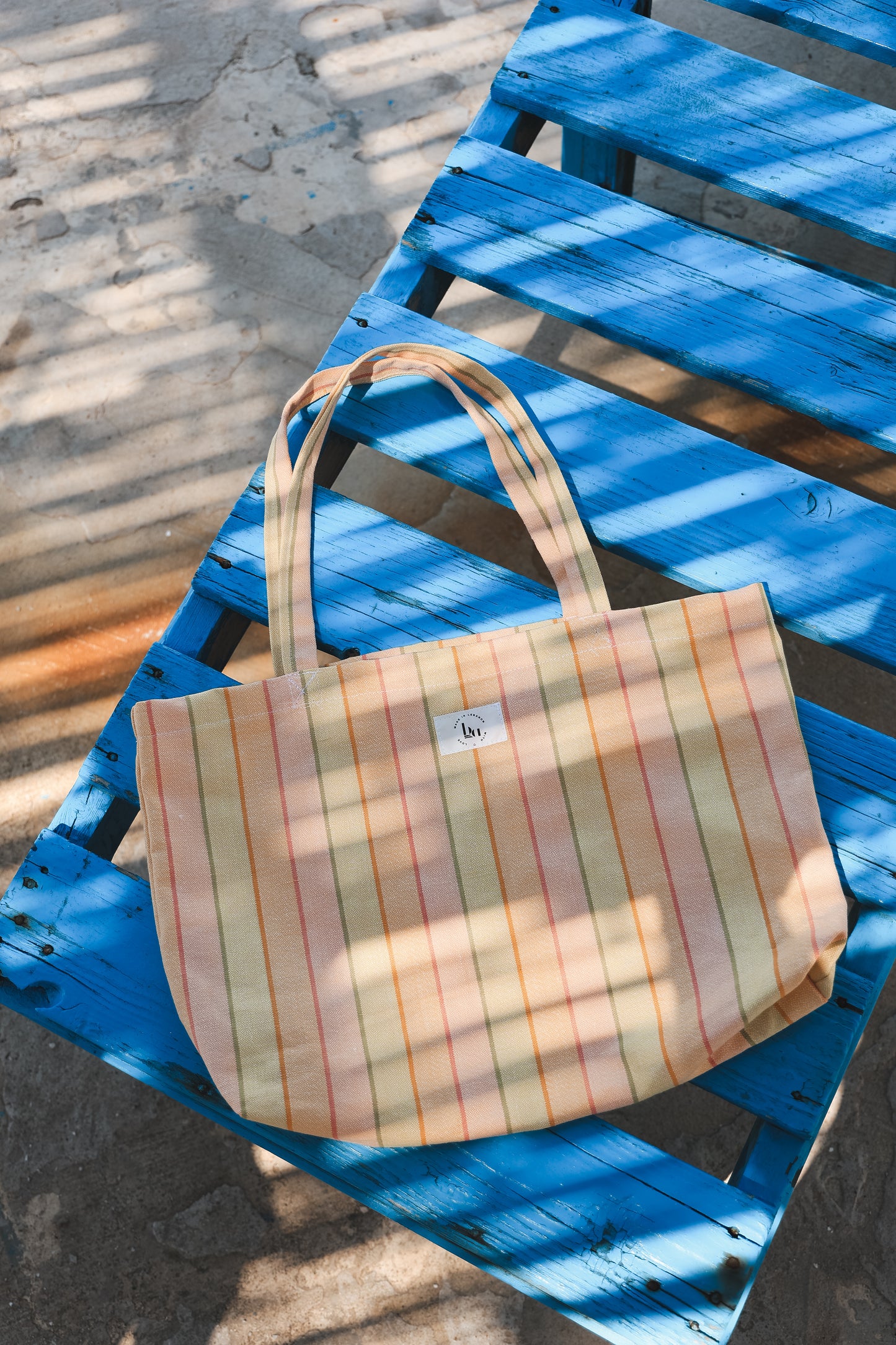 Limited Edition Striped Tote Bag