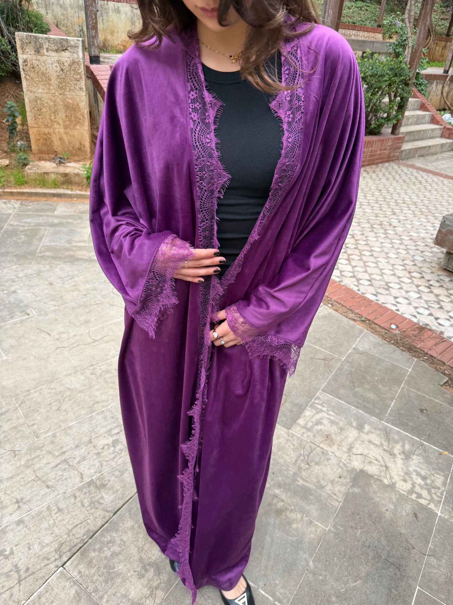Zahra Amethyst Abaya