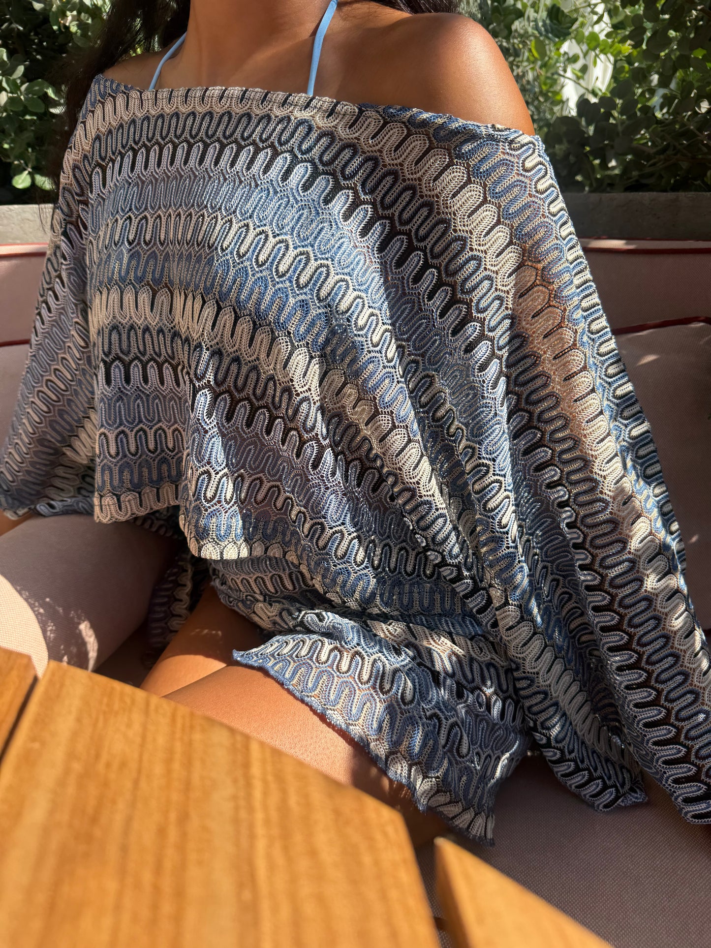 Ocean Mini Wrap Skirt