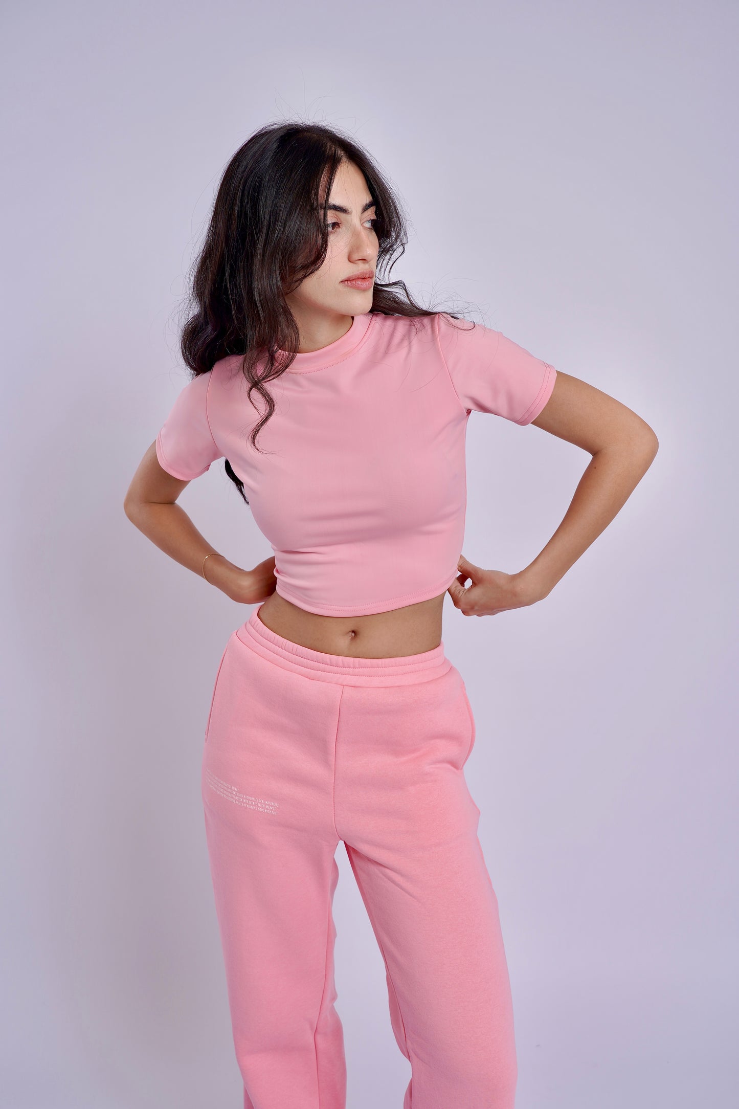Light Pink Cropped Tee
