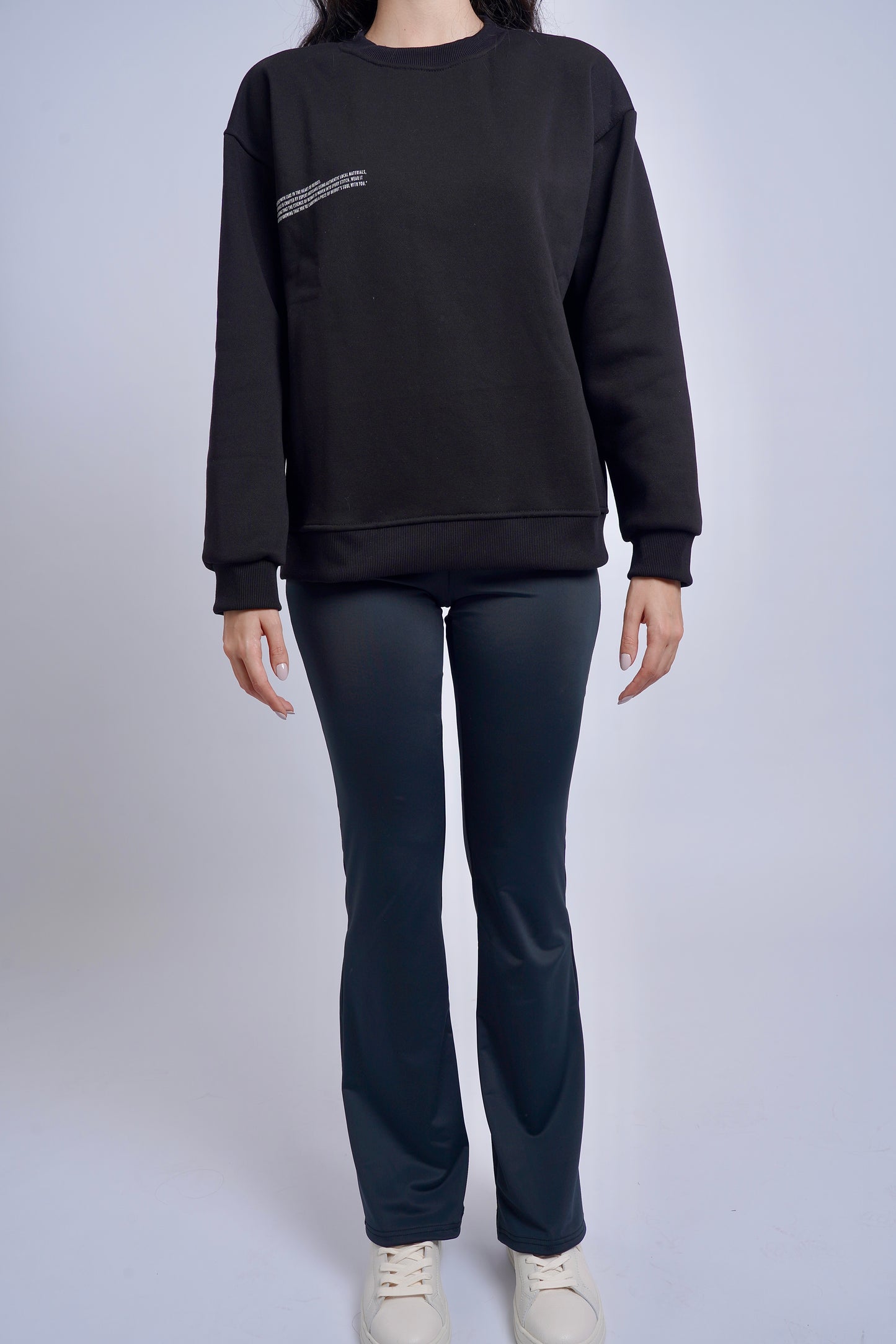 Black Flared Legging