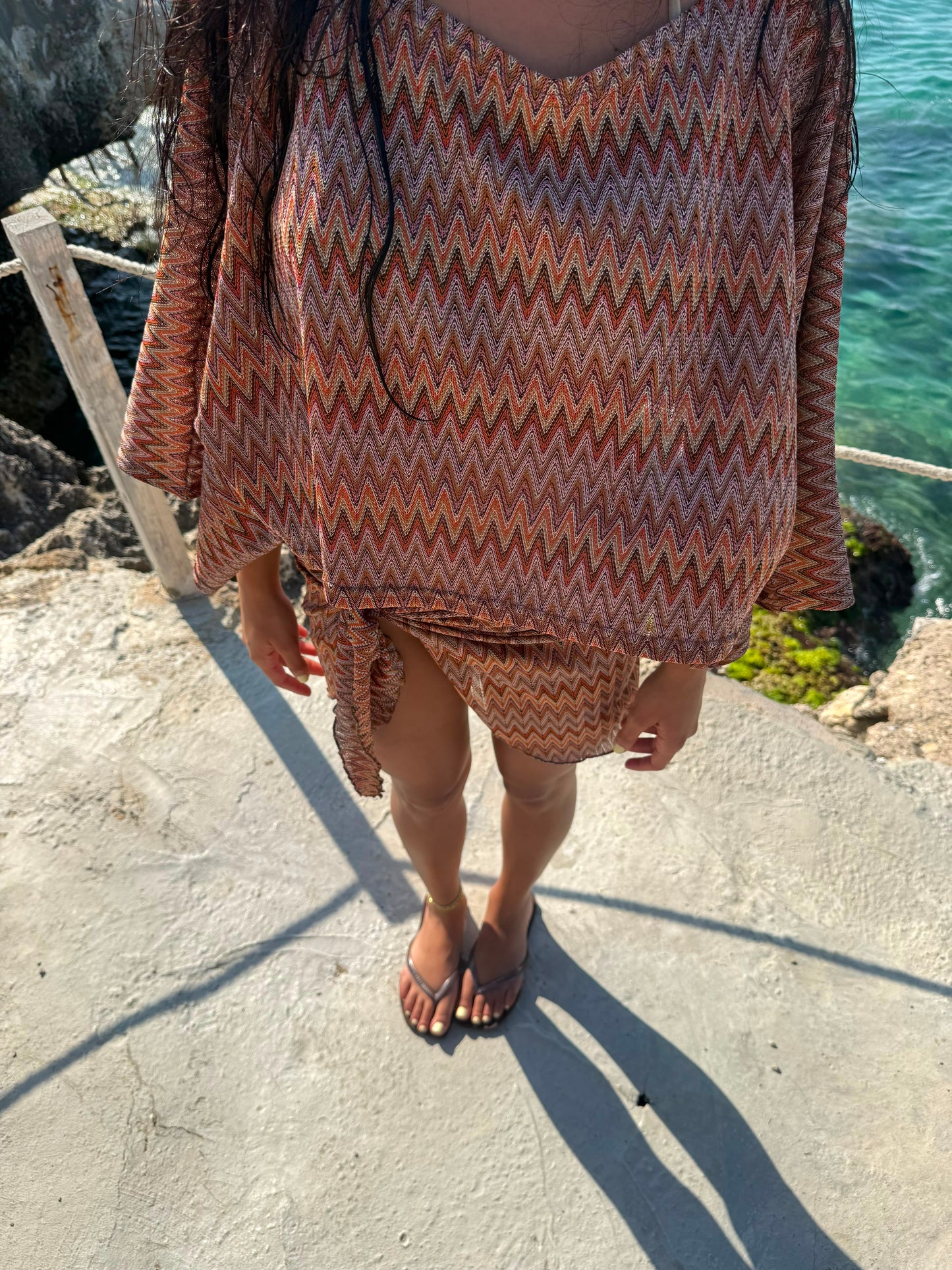 Aperol Spritz Mini Wrap Skirt