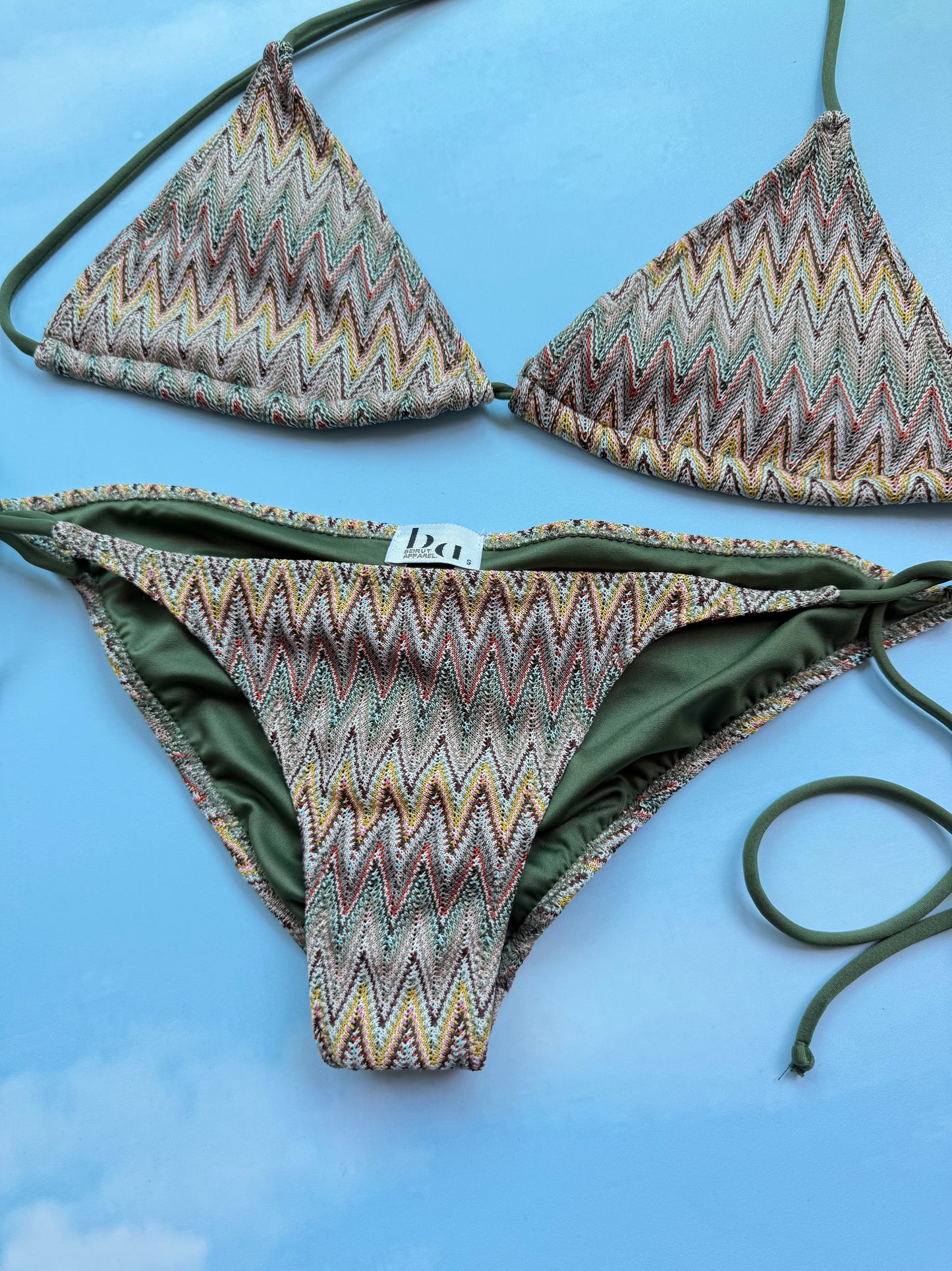 Olive Coast Bikini Bottom