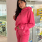 Pink Cotton Hoodie