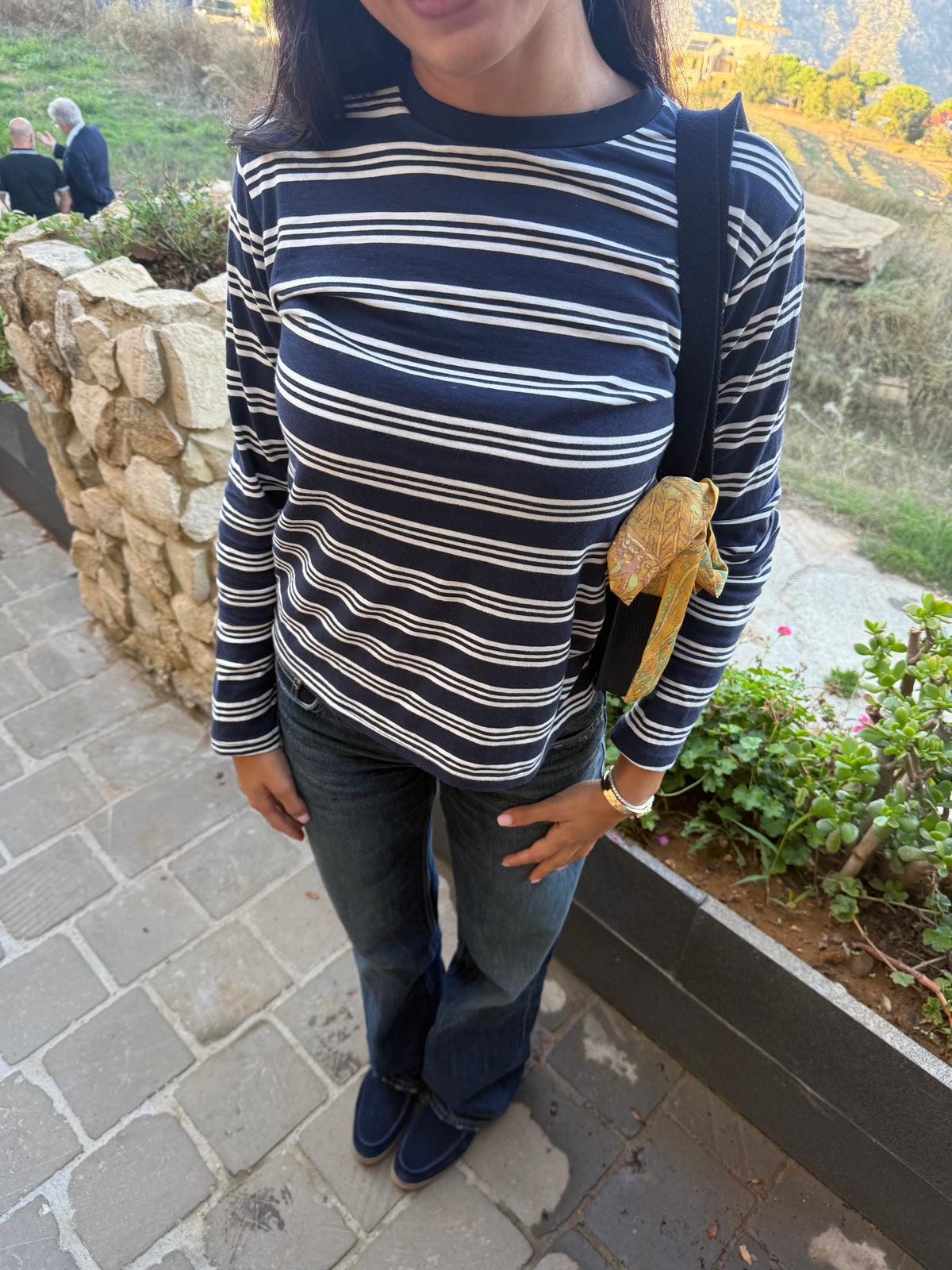 Sailor Striped Long Sleeve Tee