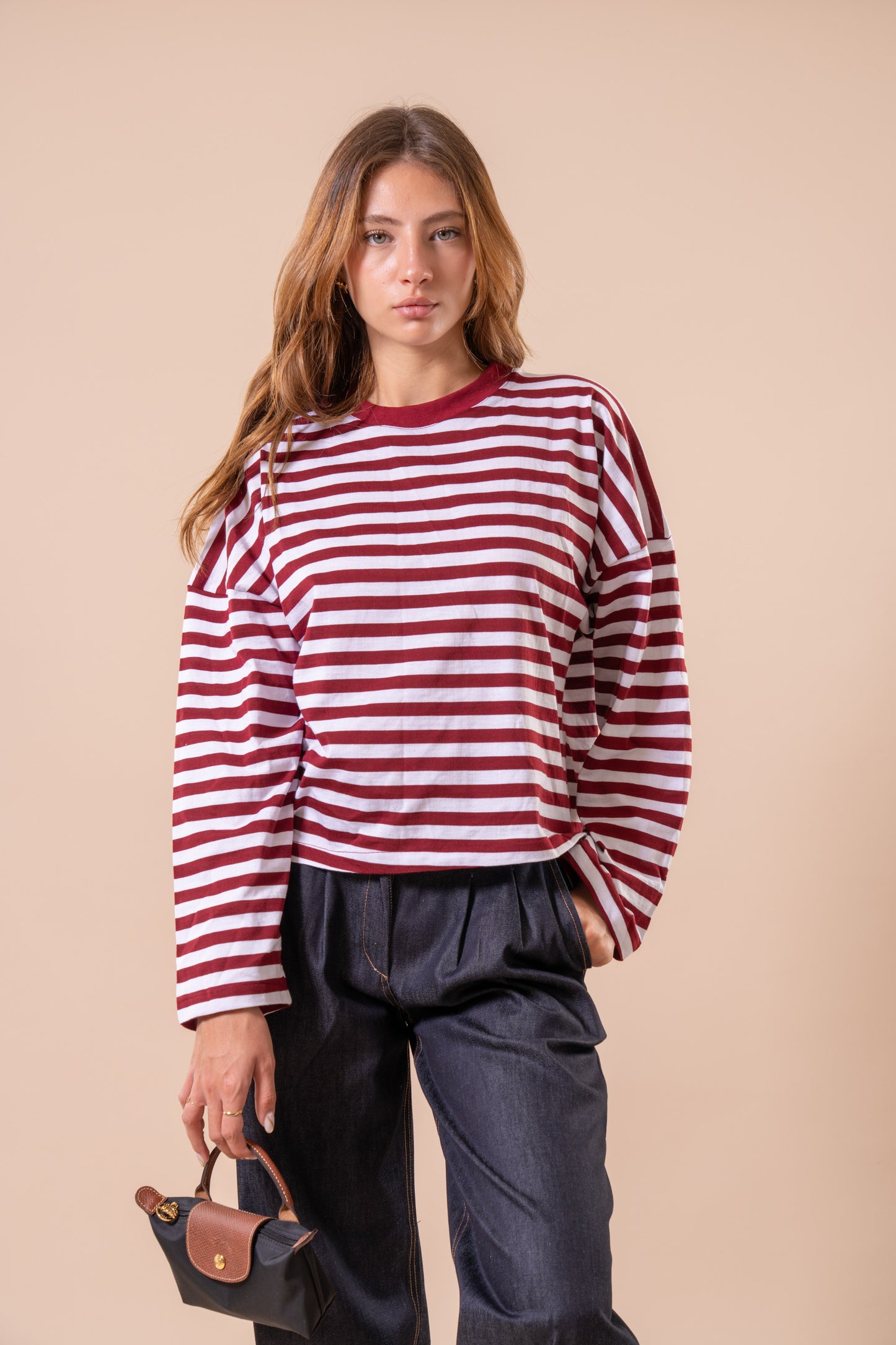 Cranberry Long-Sleeve Tee
