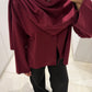 Camille Scarf Jacket - Bordeaux