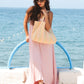 Bali Open-Back Dress in Pink