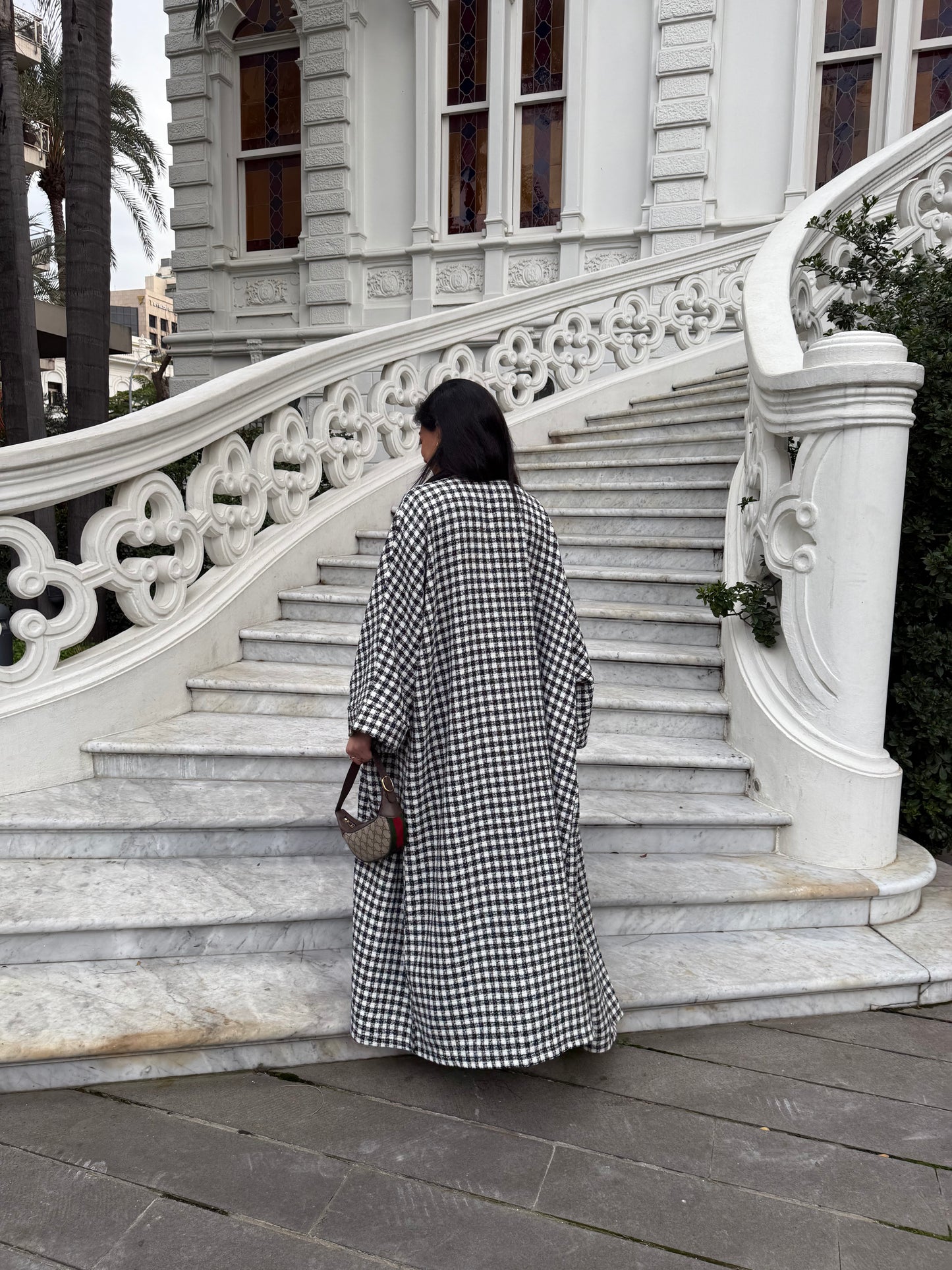 Tweed Abaya