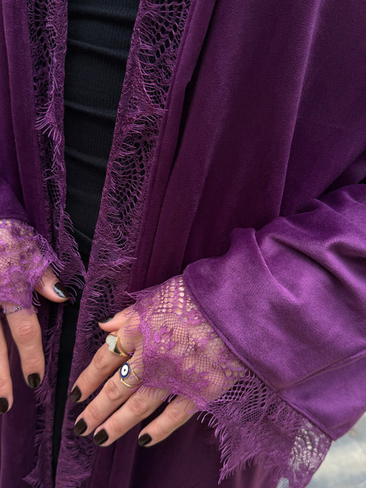 Zahra Amethyst Abaya