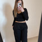 Black Fleece Sweatpants