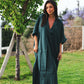 Green Linen Tunic Dress