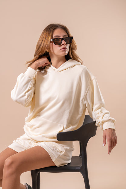 Sunday Hoodie - Cream Mist
