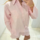 Signature Pink Linen Chemise