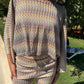 Olive Coast Poncho Top