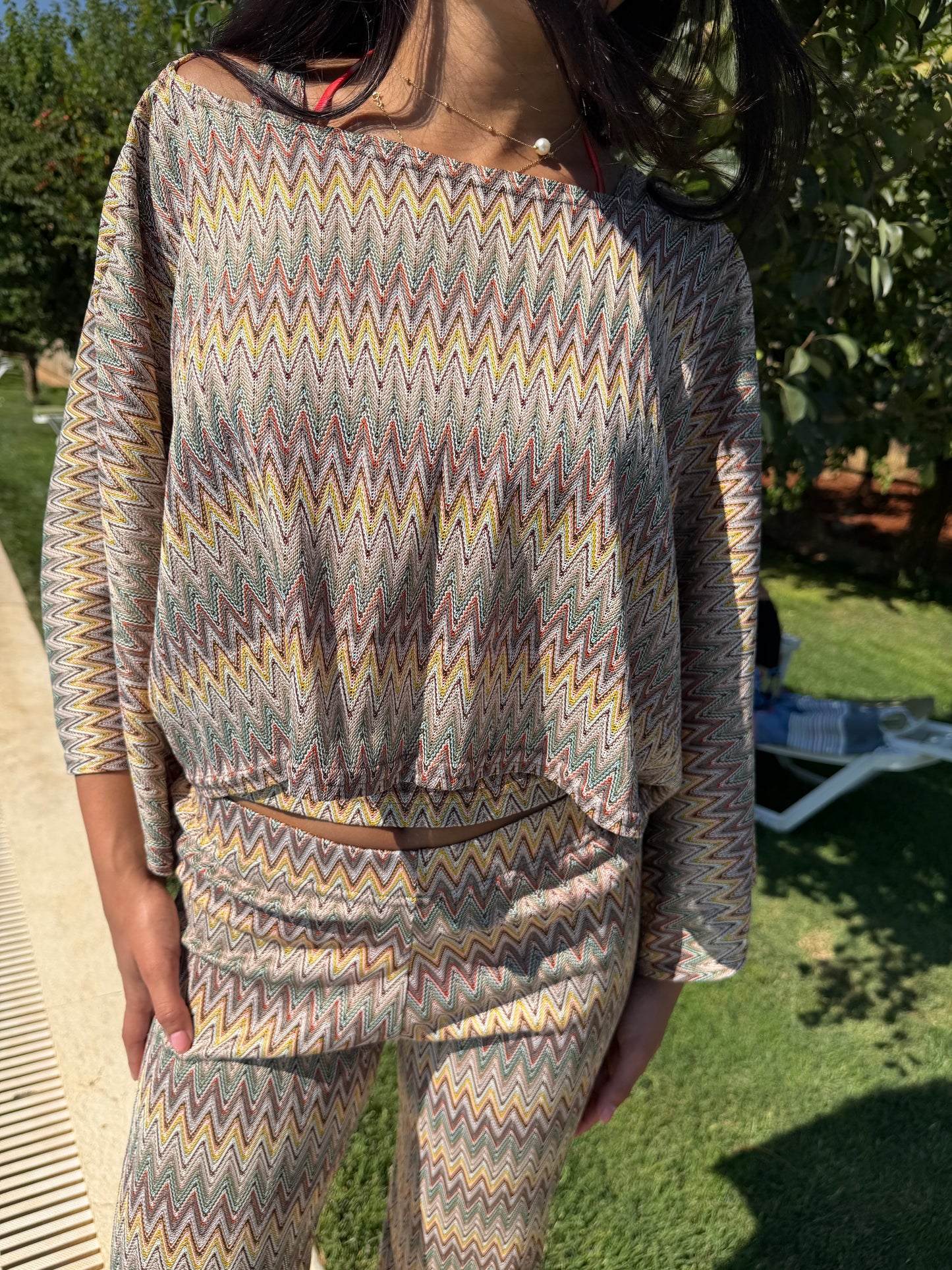 Olive Coast Poncho Top