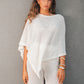 White Poncho Set
