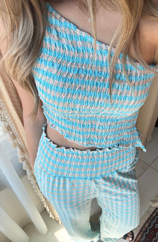 Sea Glass Gingham Set