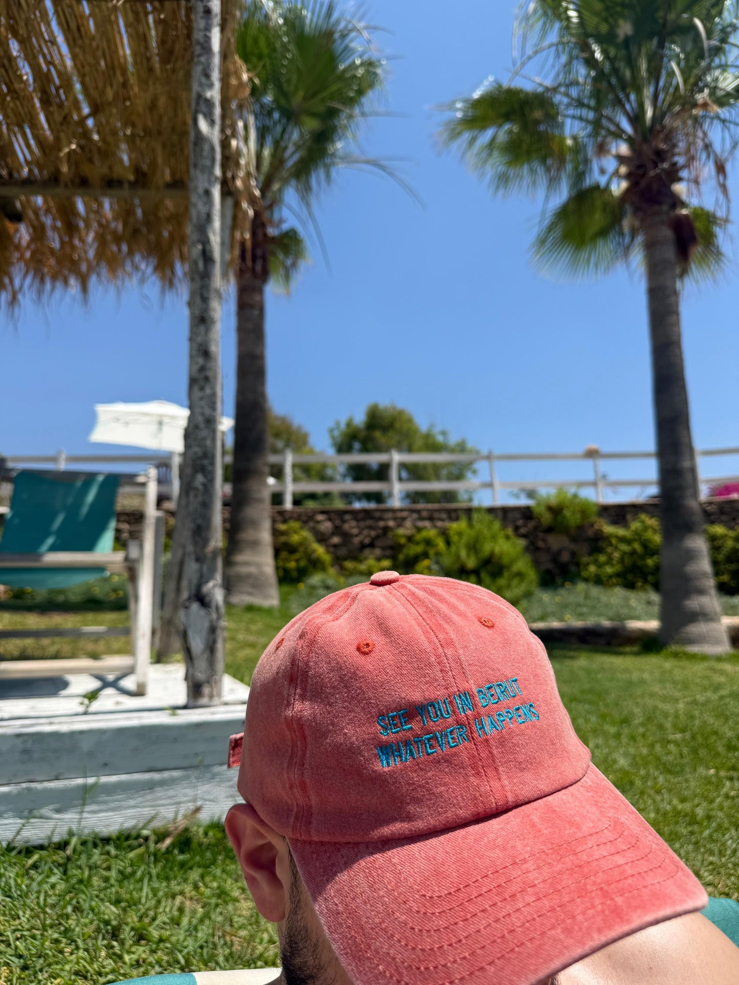 See You in Beirut Cap – Coral