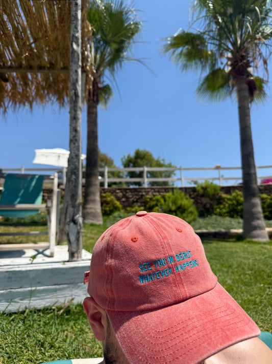 See You in Beirut Cap – Coral