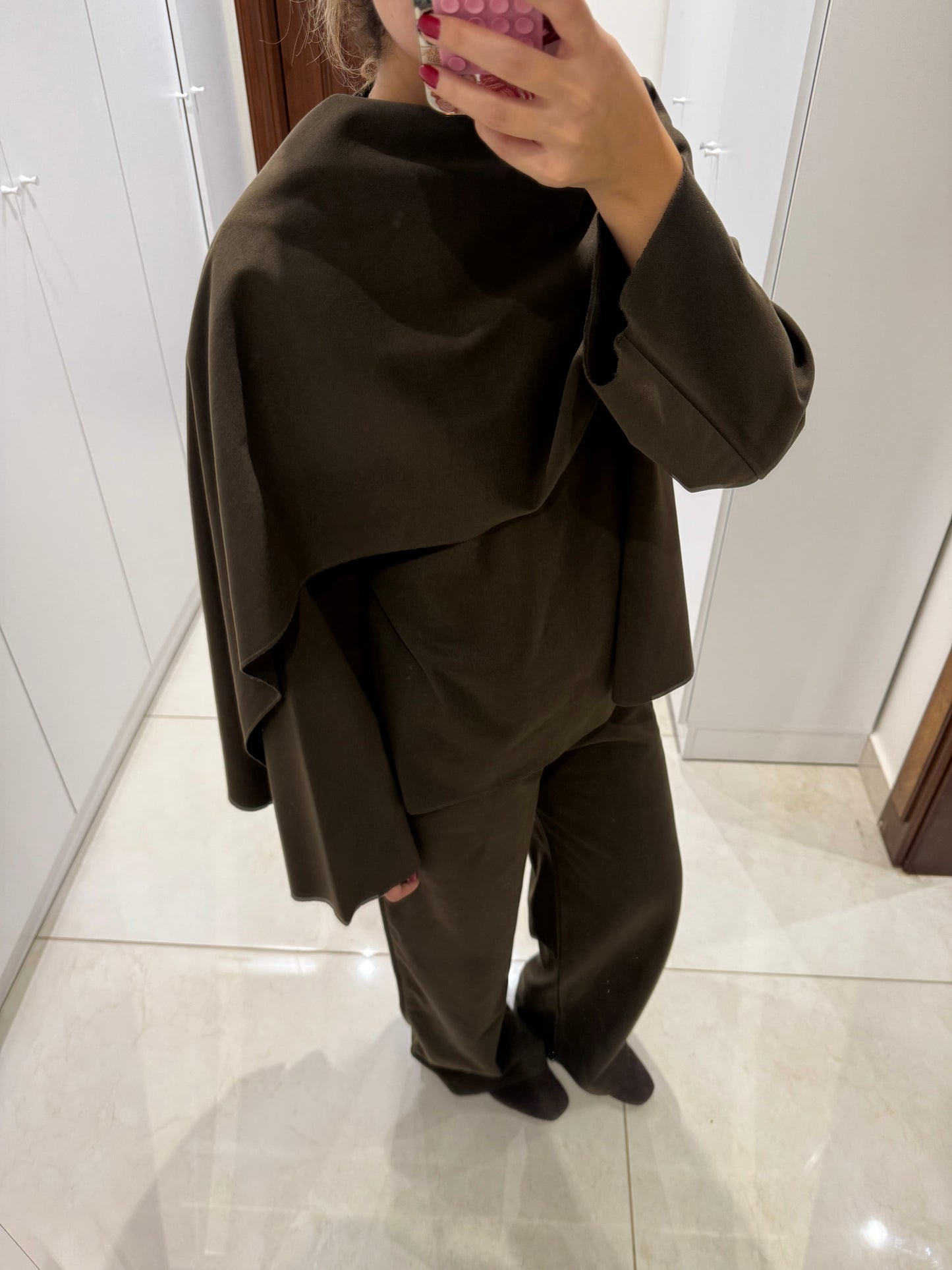 Camille Scarf Jacket - Espresso