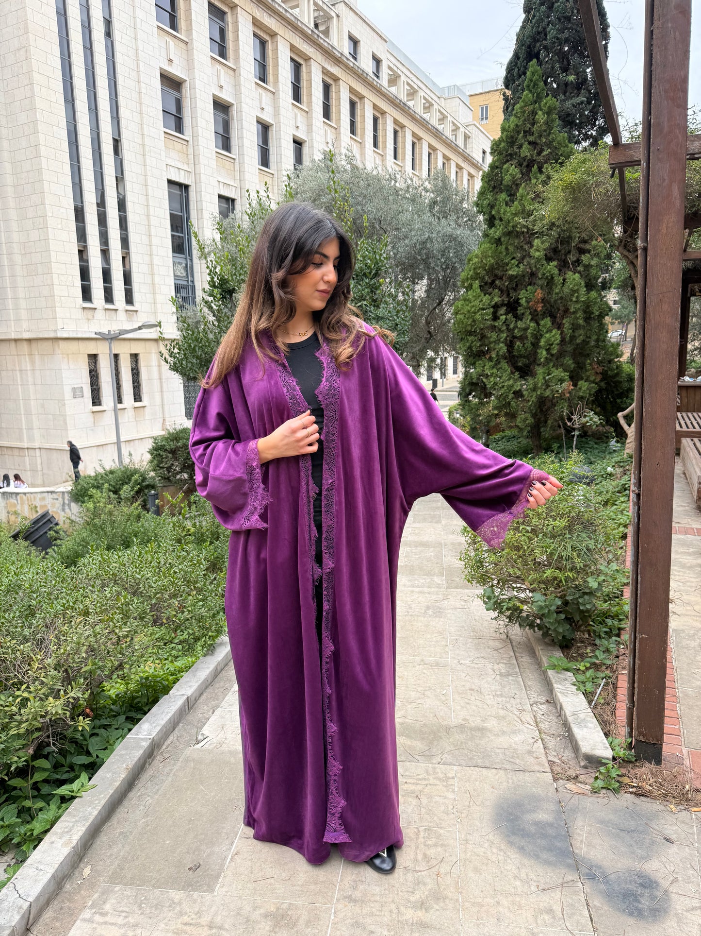 Zahra Amethyst Abaya