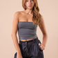 Grey Tube Top