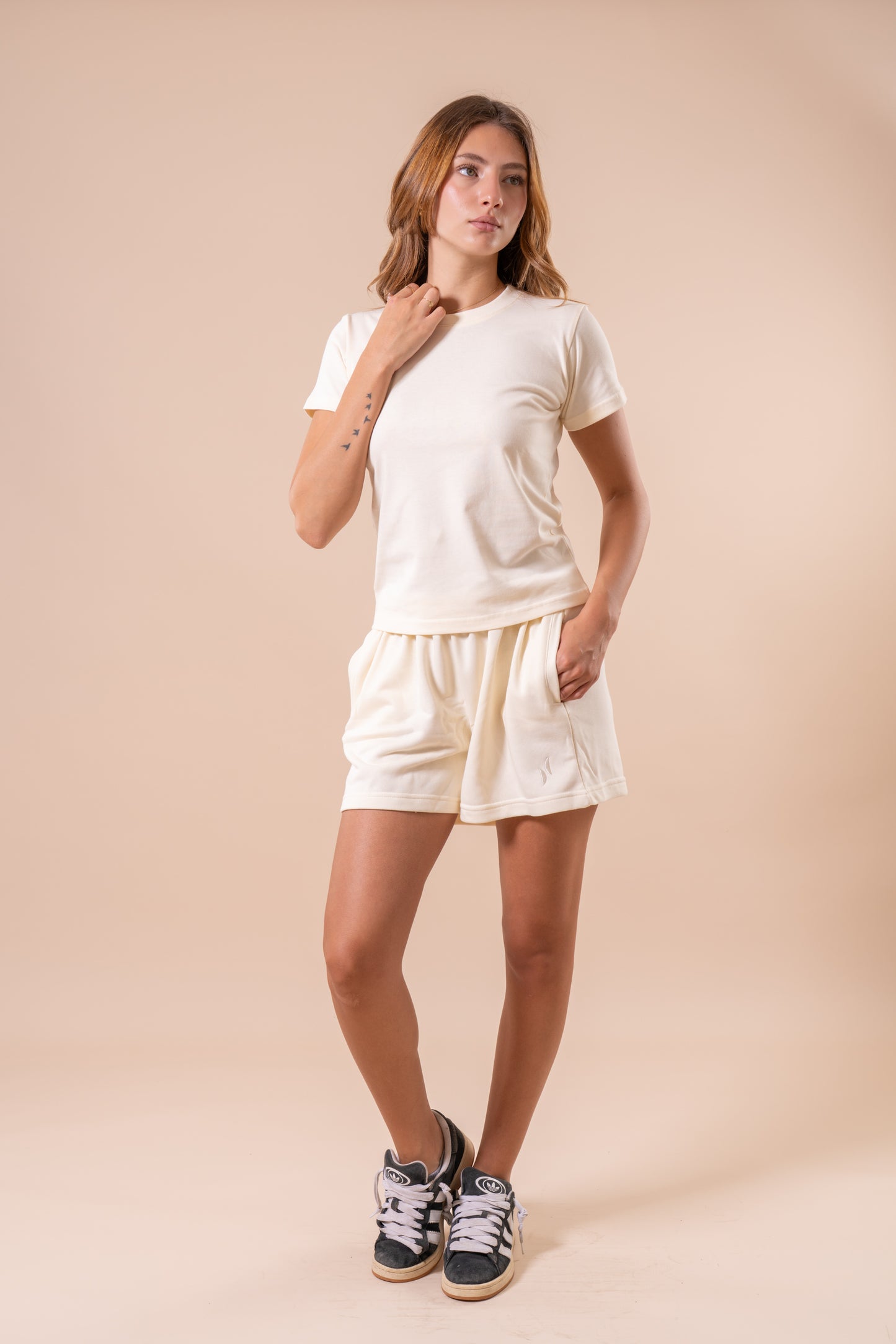 Core Tee - Cream Mist