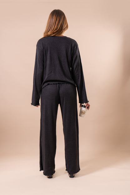 Frosted Frills Set - Black
