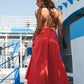 Bali Open-Back Dress in Peach