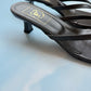 Bare Black Heel
