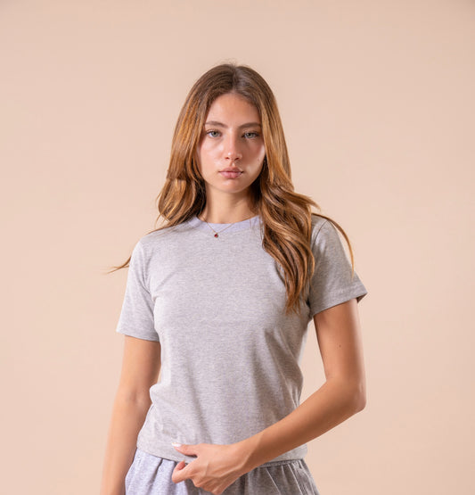 Core Tee - Ash Cloud