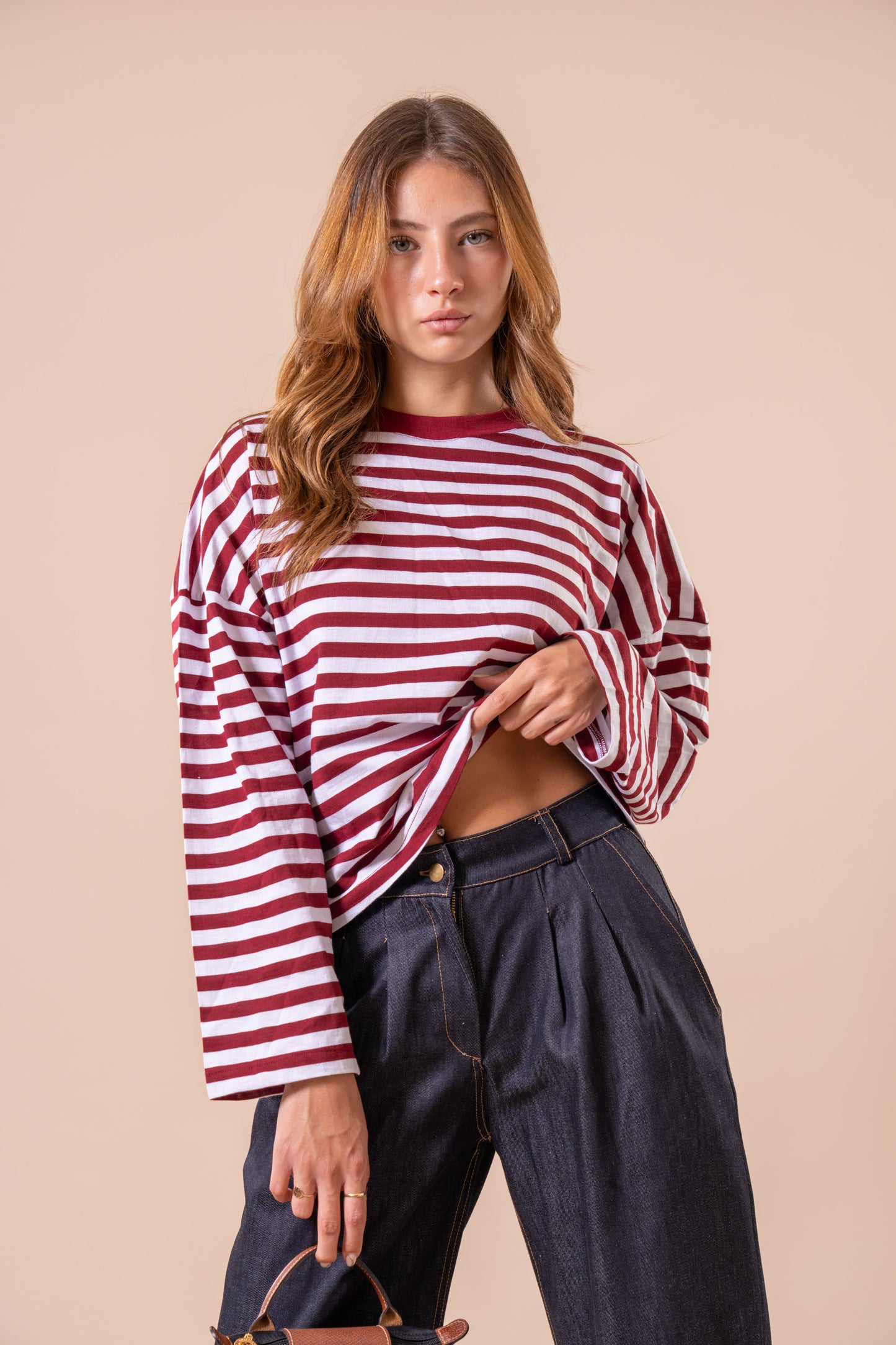 Cranberry Long-Sleeve Tee
