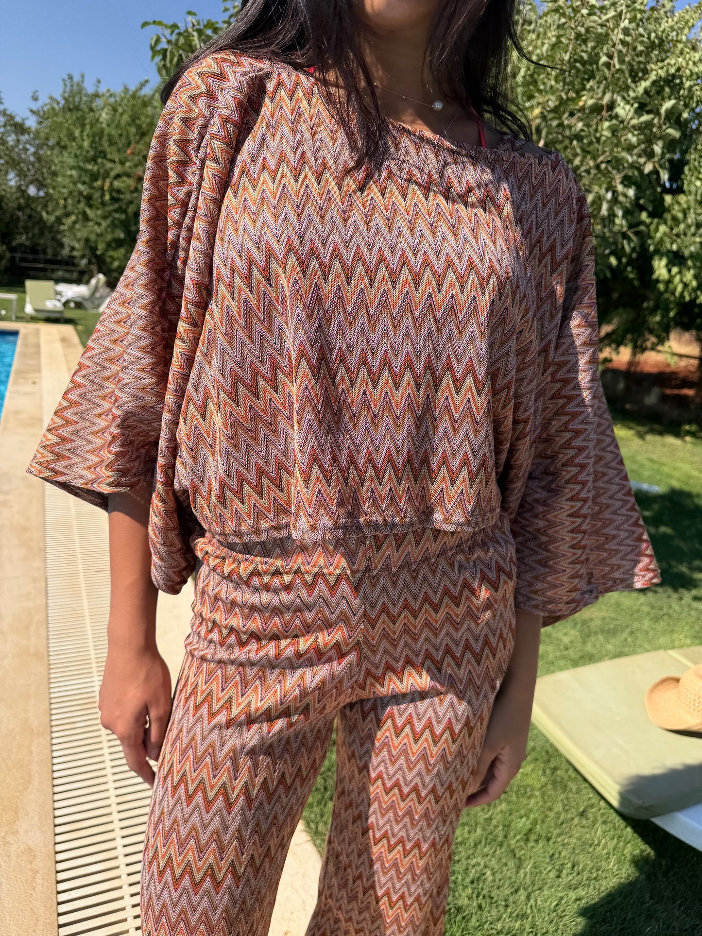 Aperol Spritz Poncho Top