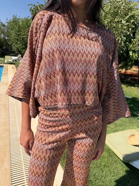 Aperol Spritz Poncho Top