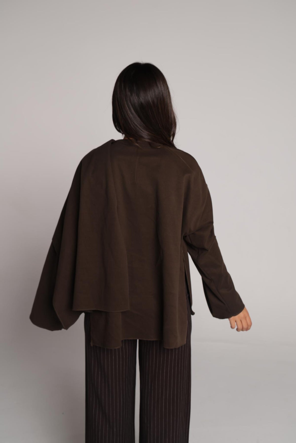 Camille Scarf Jacket - Espresso