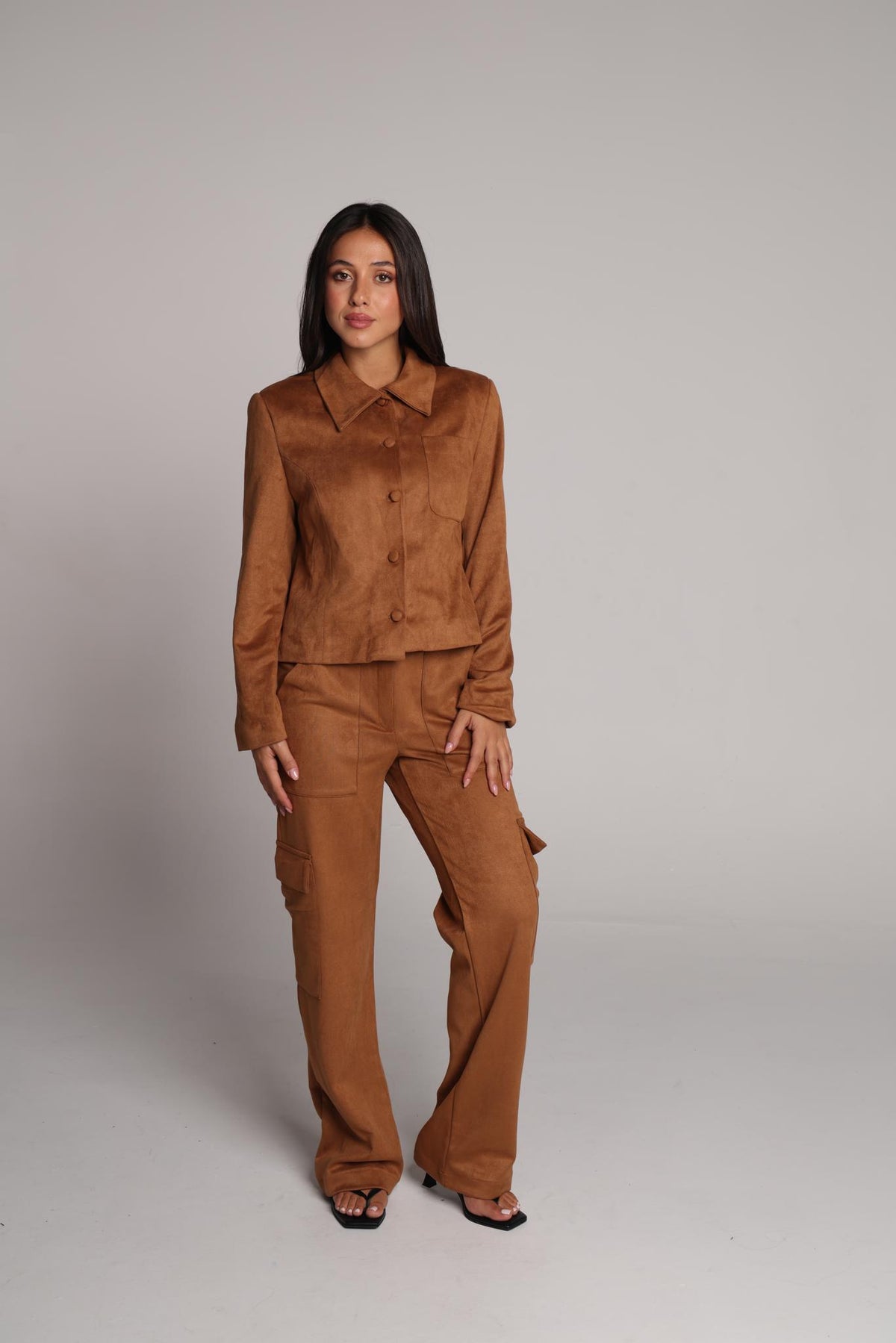 Cognac Suede Jacket