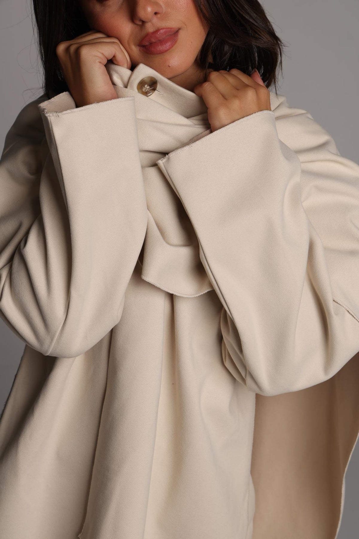 Camille Scarf Jacket - Vanille