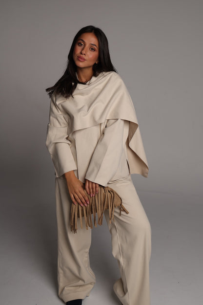 The Rodeo Fringe Bag - Sand