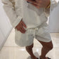 Signature White Linen Shorts