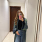 Green Reflective Abaya