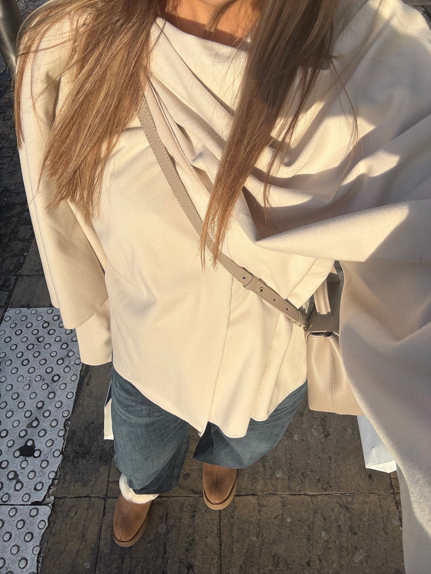Camille Scarf Jacket - Vanille