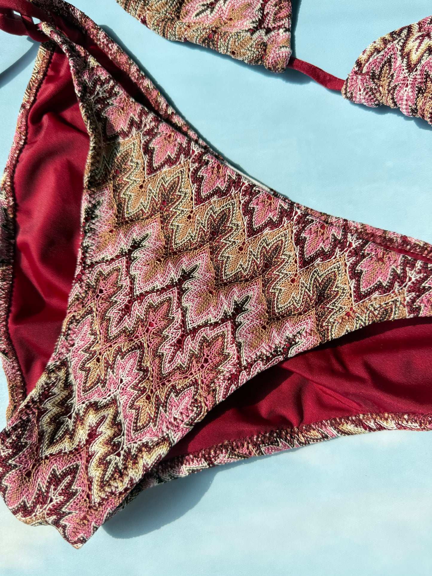 Hibiscus Berry Bikini Bottom