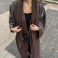 Layl Cocoa Dust Abaya
