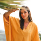 Yellow Linen Tunic Dress